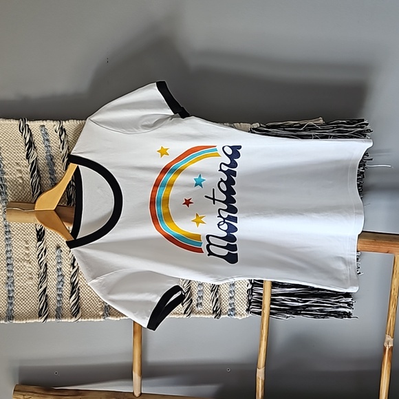 MONTANA Graphic Ringer T-shirt - Picture 1 of 4